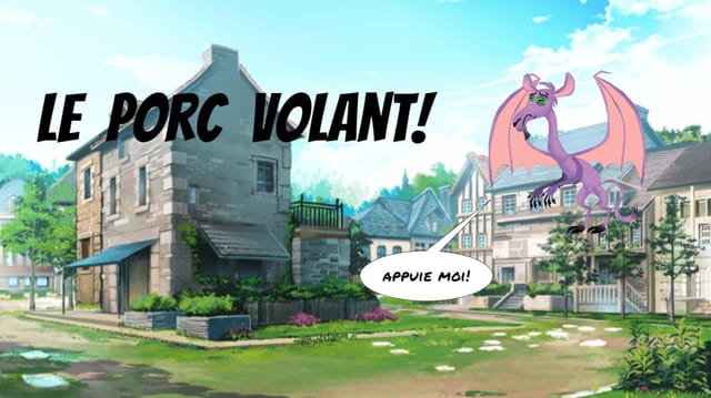 Le porc volant