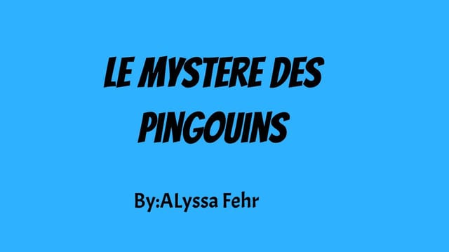 penguin mystery