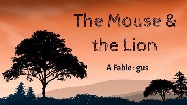 the mouse and the lion
