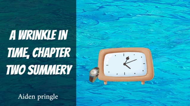A Wrinkle in Time Chapter 2 Summary Template Remix