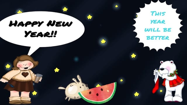 New year card