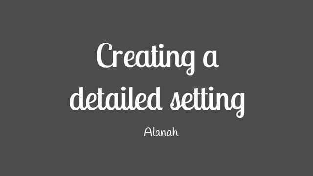 Alanah's Story