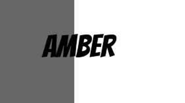 animate your name amber