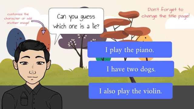 Two Truths and One Lie Template Remix