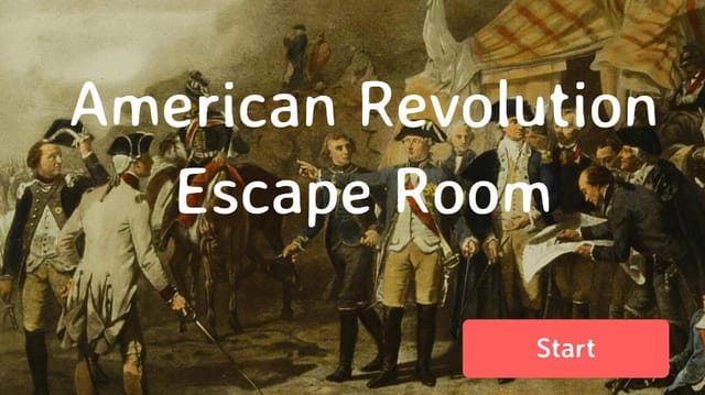 American Revolution Escape Room