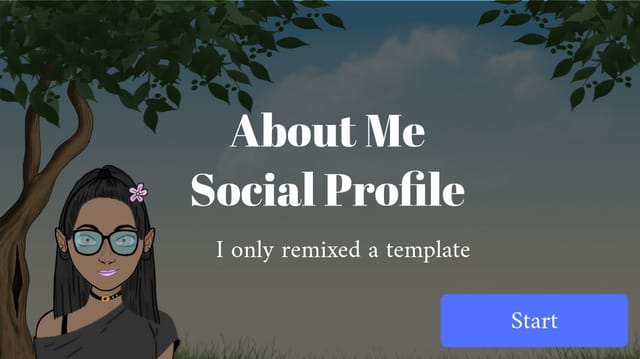 About Me Social Profile Remix