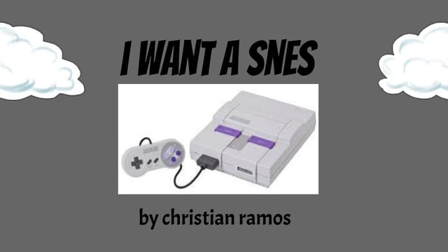 I Want A SNES