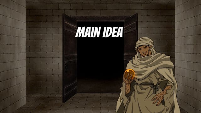 Main Idea Assignment