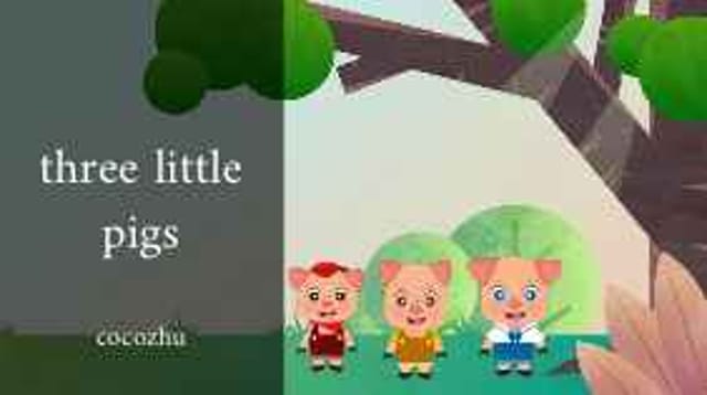 Three little pigs