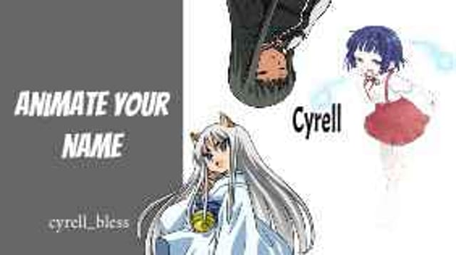 Animate your name