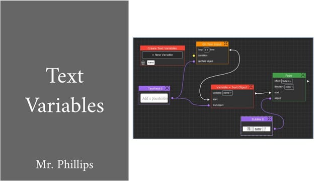 Text Variables Assignment Remix