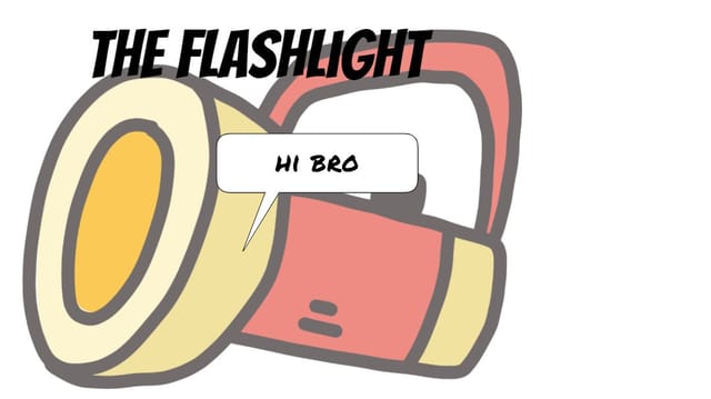 the flashlight