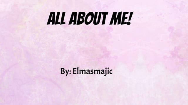 All About Me