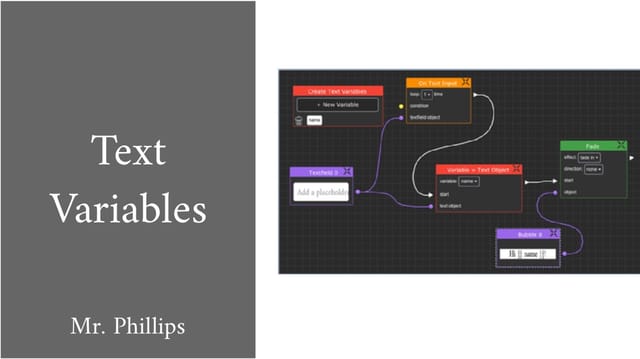 Text Variables Assignment Remix