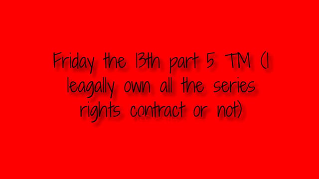 Friday the 13th part five