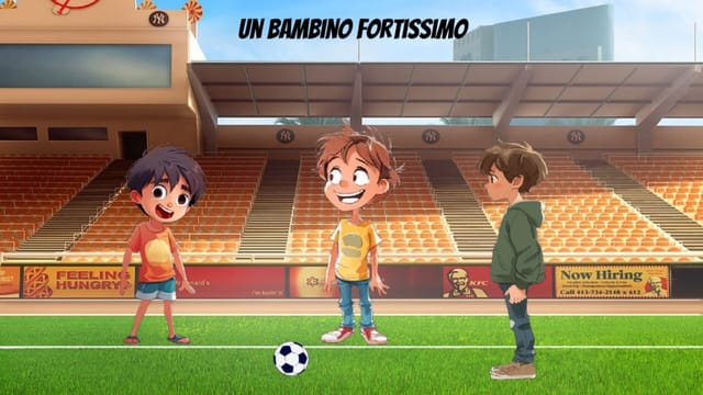 Un bambino fortissimo