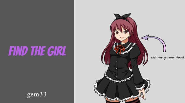 find the girl