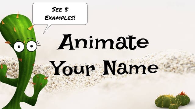 Animate Your Name Remix