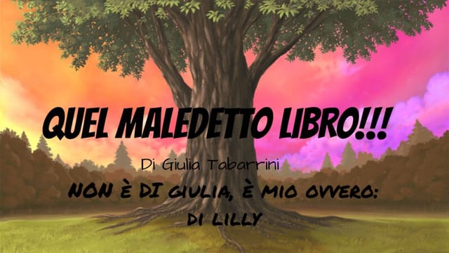 QUEL MALEDETTO LIBRO!!!