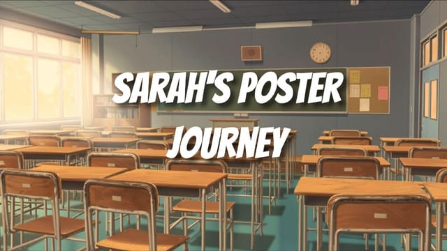 Sarah's Poster Journey