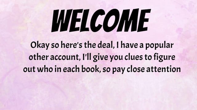 Welcome