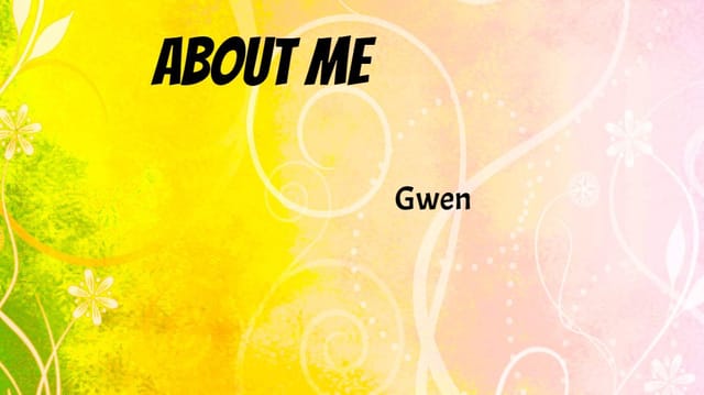 Gwenb's Story