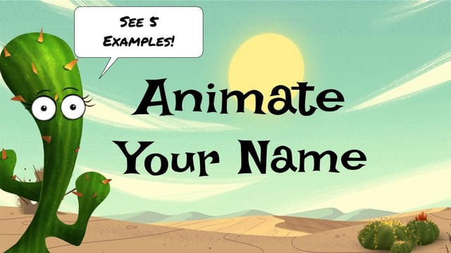 Animate Your Name Remix