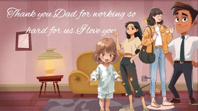 Isla's Father's Day eCard