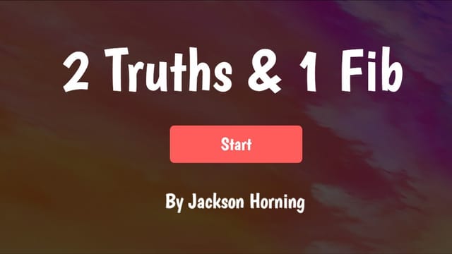 Jacksonh3's Story