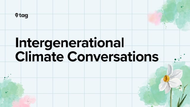 Intergenerational Climate Conversations 🌍