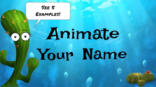Animate Your Name Remix