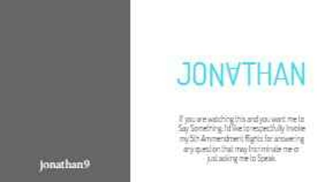 Jonathan9's Story