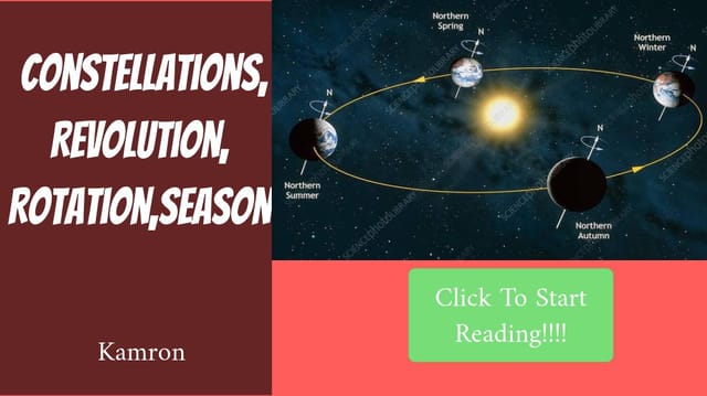 Kam's Constellation,Revolve,Rotation,Season