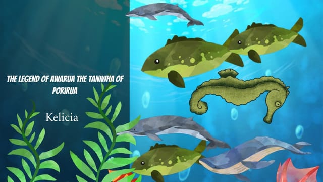 The legend of awarua the taniwha of porirua