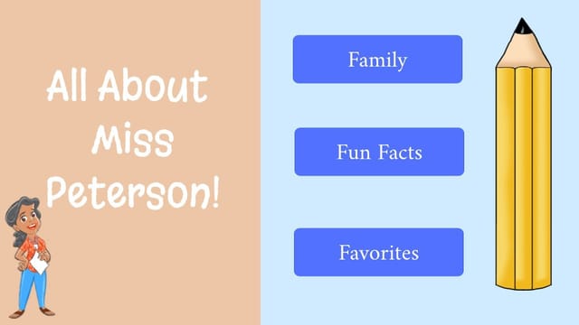About Miss Peterson