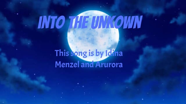 Into the unknown