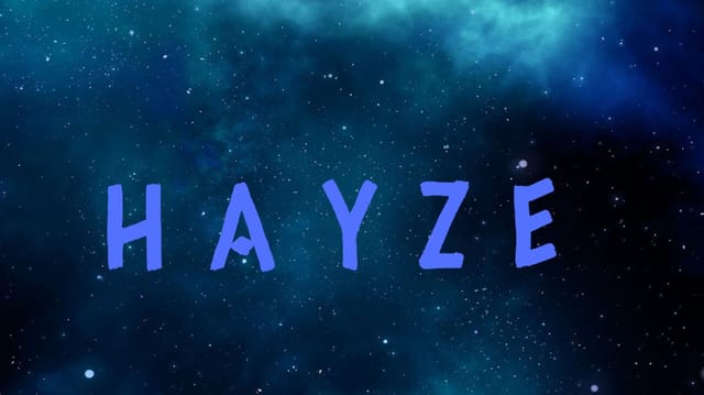 Animate Your Name Remix Hayze
