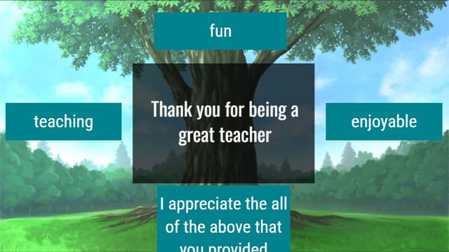 Thank you card