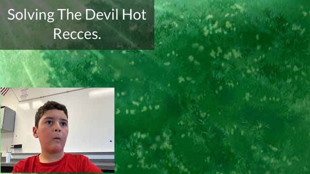 Solving the devil hot recces. STDHR