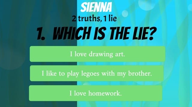 Sienna and Tyler Game