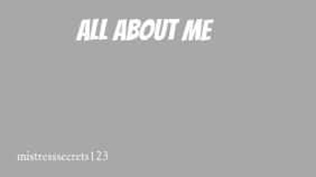 All about me