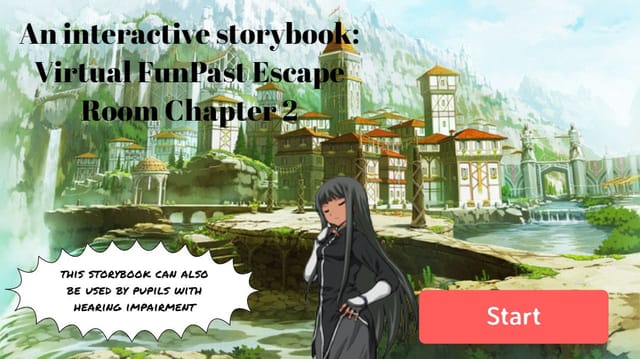 An interactive storybook: Virtual FunPast Escape Room Chapter 2