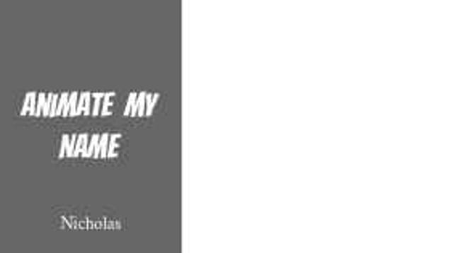 Nicholas's Story
