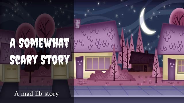 A somewhat scary story