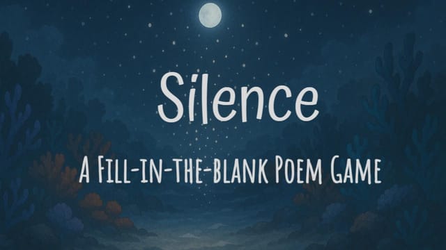 Fill-in-the-blank Poem: Simile & Metaphor