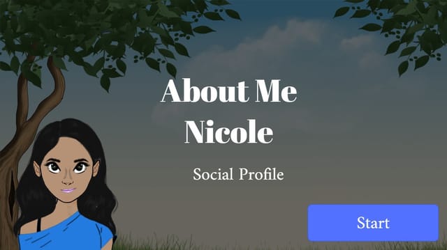 About Me - Nicole Social Profile