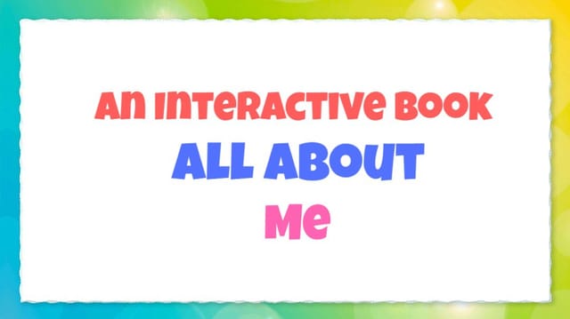 An Interactive About Me Template