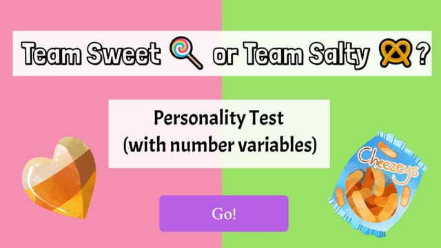 This or That Personality Quiz
