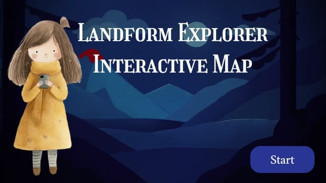 U.S. Landforms Interactive Map