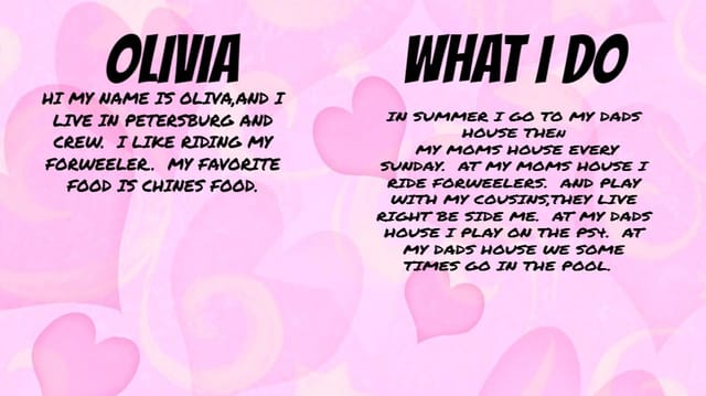 ABOUT OLIVIA